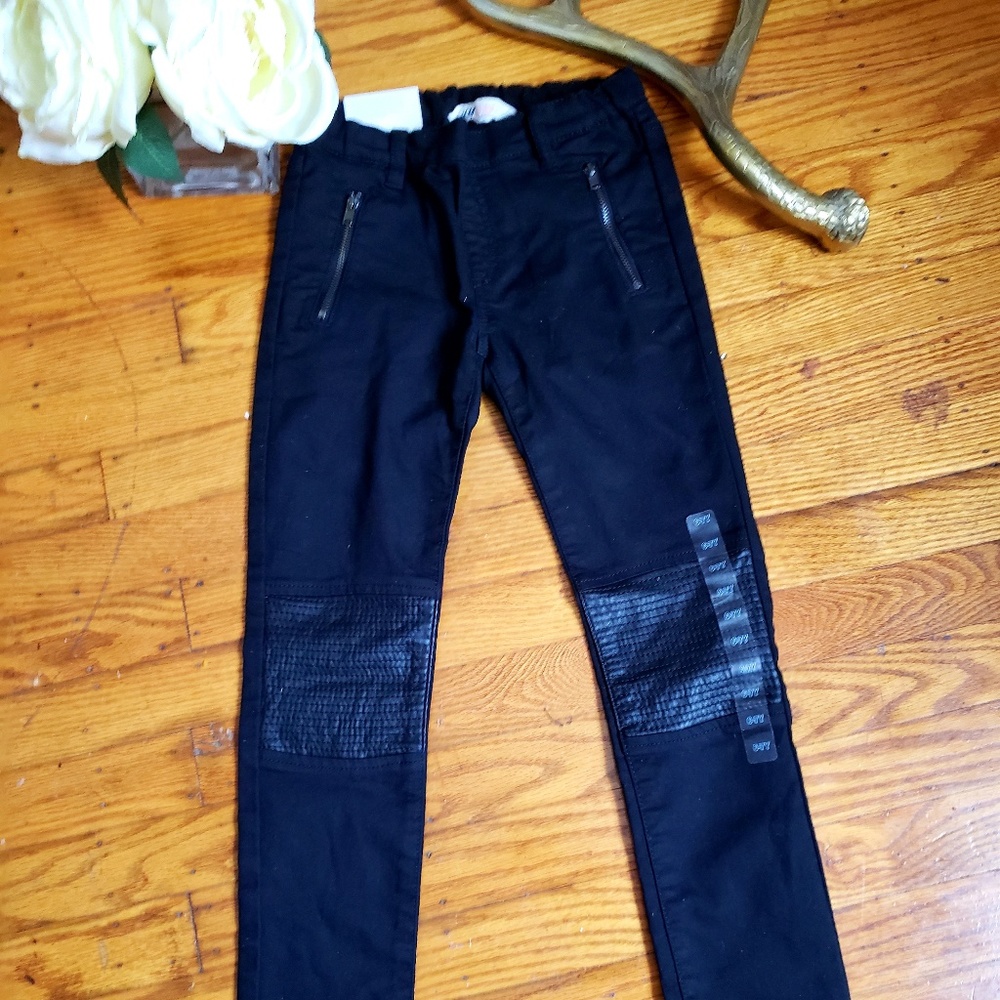 Little Girl's Moto Skinnys